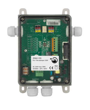 Field device for monitoring and controlling 1 motorized fire damper